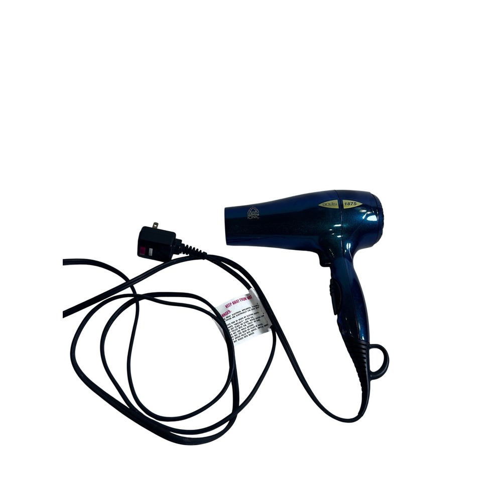 Andis Hair Dryer 1875 Teal Blue Tourmaline Ionic Metallic Women